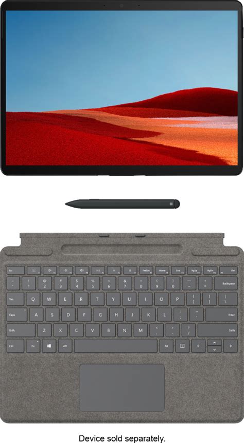 Best Buy Microsoft Surface Pro X Signature Keyboard With Slim Pen 25o