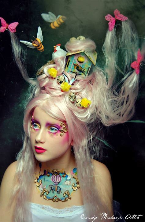 Extreme Make Up Art Inspired By Dark Fantasy World Cabello De Fantasía Ideas De Maquillaje De