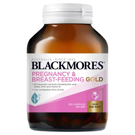 Your doctor will be able to advise if this product is suitable for you. Blackmores Pregnancy +Breastfeeding Gold 120 Capsules ...