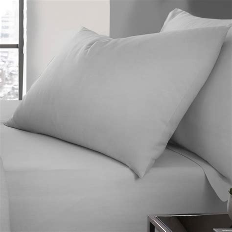 Deep Double Fitted Sheet Silver Brandalley