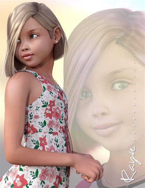 Rayn Character And Hair For Genesis 2 Females ⋆ Freebies Daz 3d