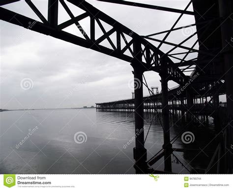 The Rio Tinto Iron Bridge In Huelva Stock Photo Image Of Construction