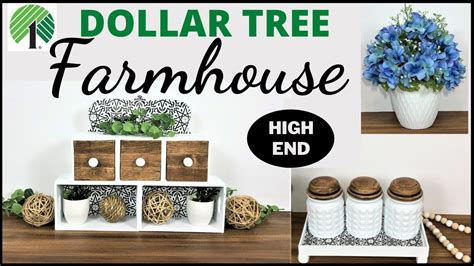 New Dollar Tree Farmhouse Decor Diys High End Decor Diys YouTube