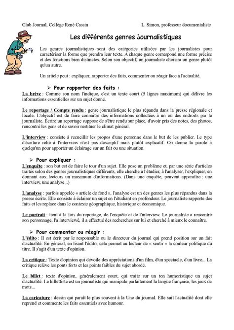 Calaméo - Les différents genres journalistiques