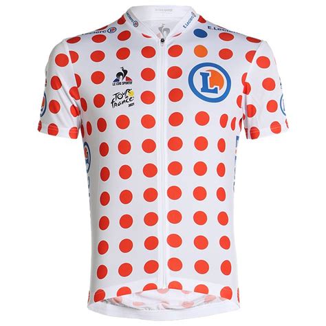 Tour De France Polka Dot Jersey 2021 White Red Bobshop