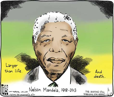Political Cartoon On Nelson Mandela Dead At 95 By Tom