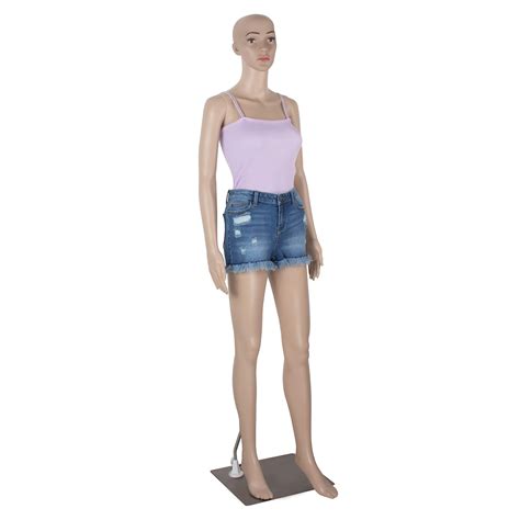 Inch Female Mannequin Full Body Realistic Adjustable Mannequin Display Head Turns Dress Form