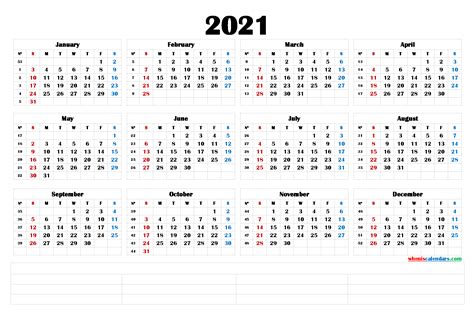 2021 Calendar With Week Numbers Calendar Best Free Printable 2022