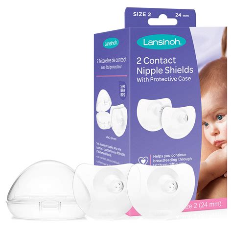 Lansinoh Contact Nipple Shield With Case 2x24mm Baby Kingdom Pte Ltd