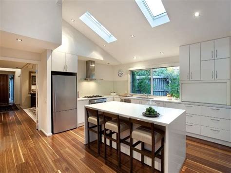 Do you have a skylight in your kitchen? Raked ceiling with skylights | Ideas for the House ...