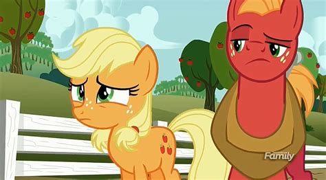 1267981 Safe Screencap Applejack Big Macintosh Earth Pony Pony