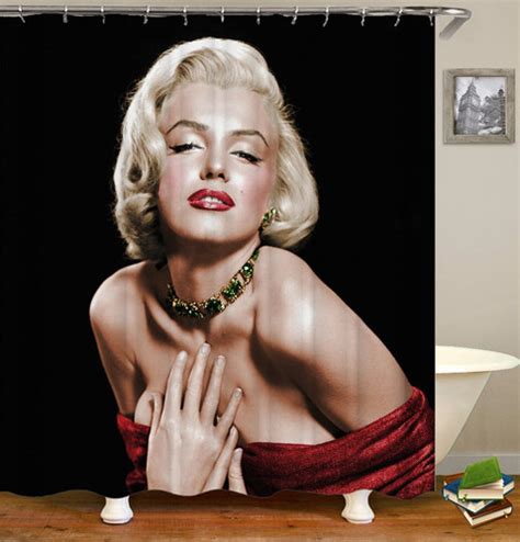 Sensual Marilyn Monroe Shower Curtain Just Comfy Com