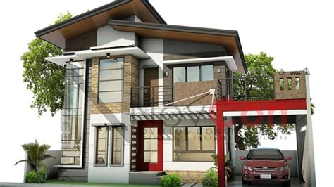 Simple Two Storey House Concept With 3 Bedrooms Cool