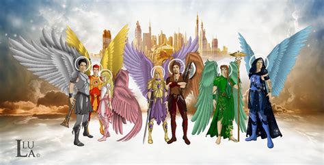 Seven Archangels By Lady7archangels On Deviantart