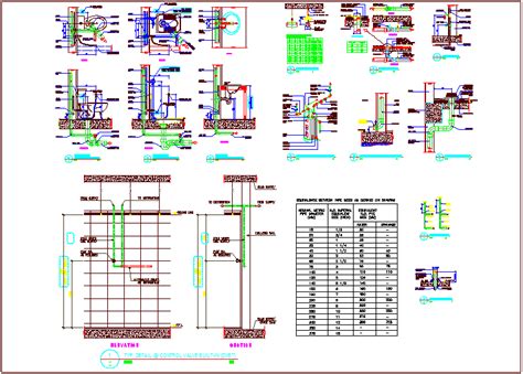 Plumbing Detail View With Sanitary View Dwg File Cadbull