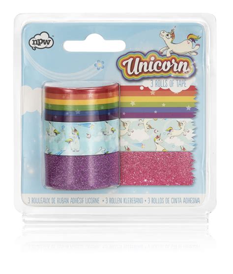 Buy Npw Unicorn Tapes Pack Of 3 At Mighty Ape Nz