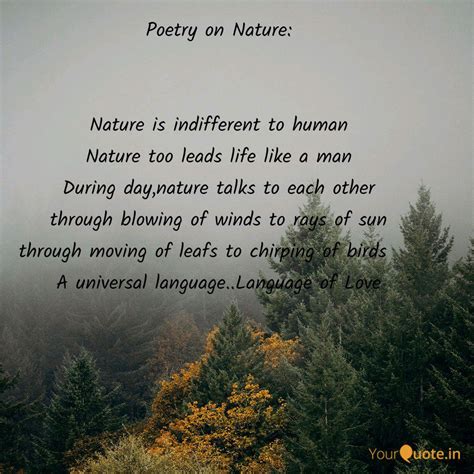 Poetry On Nature Natur Quotes And Writings By Muskan Bhagat Yourquote