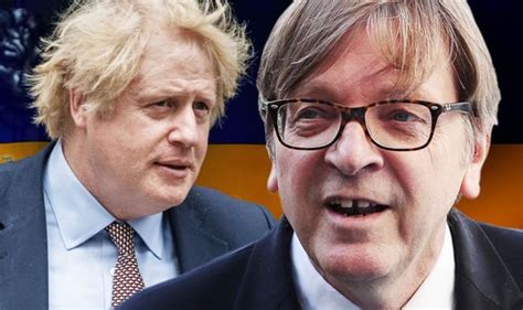 Brexit News Guy Verhofstadts Plan To Turn Uk Into Ukraine After