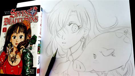 The seven deadly sins (japanese: TUTO DESSIN au crayon The seven deadly sins Elizabeth ...