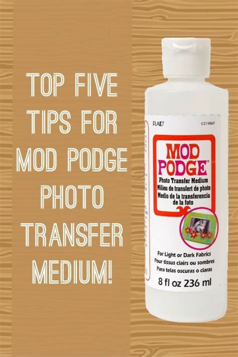 Mod Podge Photo Transfer Medium My Top Tips Mod Podge Rocks Mod