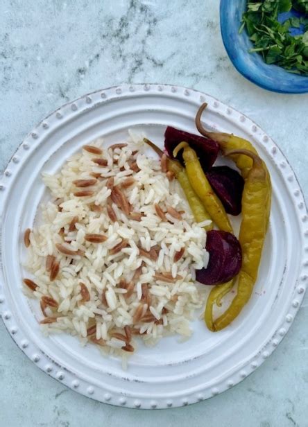 Turkish Style Rice Pilaf With Orzo Or Vermicelli Sehriyeli Pirinc