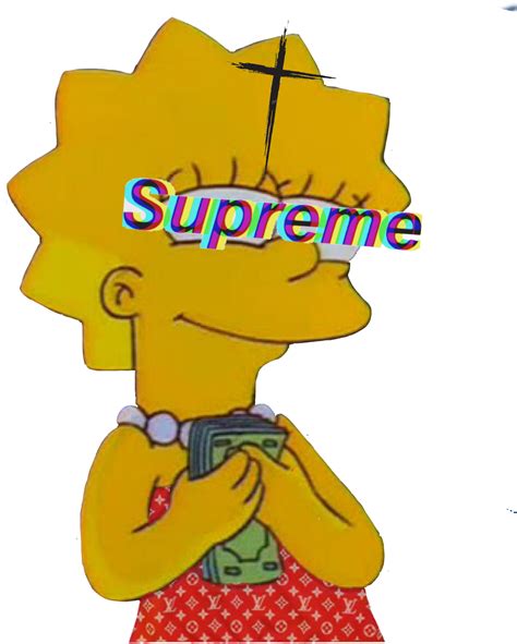 Download Simpsons Sticker Aesthetic Lisa Simpson Png