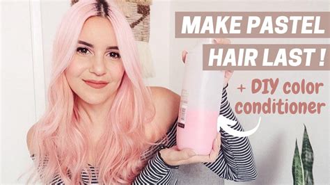 How To Make Pastel Hair Last Longer 5 Tips Diy Color Conditioner