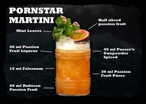 Pornstar Martini Using Pussers Rum