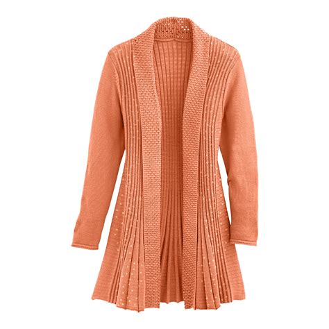 Cremson Cardigans For Women Long Sleeve Swingy Sequin Knit Cardigan