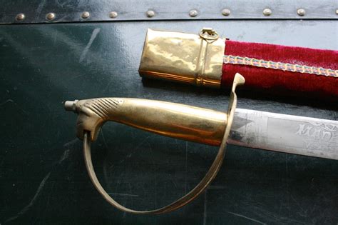Lot Of Six 6 Vintage Swords With Scabbards Solid Brass Etsy