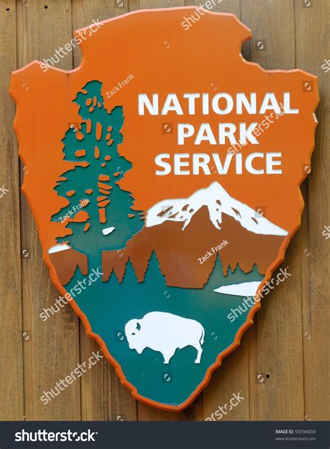 National Park Service Arrowhead Logo Stock Photo 93394303 Shutterstock