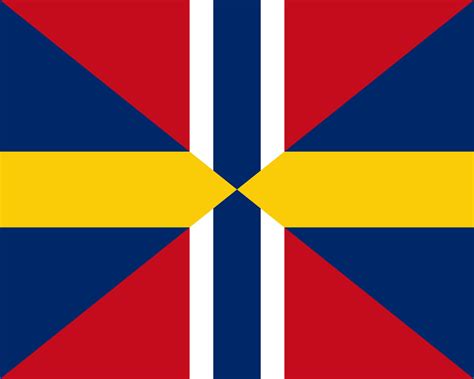 Sweden Norway Union Mark Rvexillology
