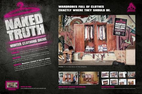 Ngo NAKED TRUTH CAMPAIGN Outdoor Advert By Ogilvy Sao Paulo AdsSpot Advertising Archive