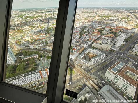 Ausblick Aussicht Fernsehturm Berlin 2 Deutschland Mal Anders