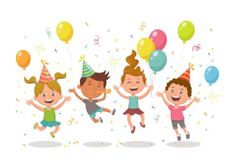 Kids Birthday Party Illustrations Royalty Free Vector Graphics And Clip