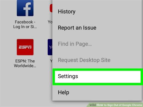 It will warn you that this will delete messages, contacts and other data from the phone, but don't worry. How to Sign Out of a Google Account in Chrome - wikiHow