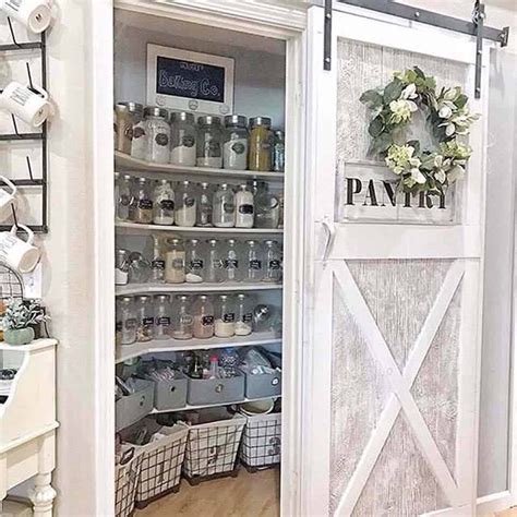 20 Clever Farmhouse Style Kitchen Pantry Ideas For Organization Barn