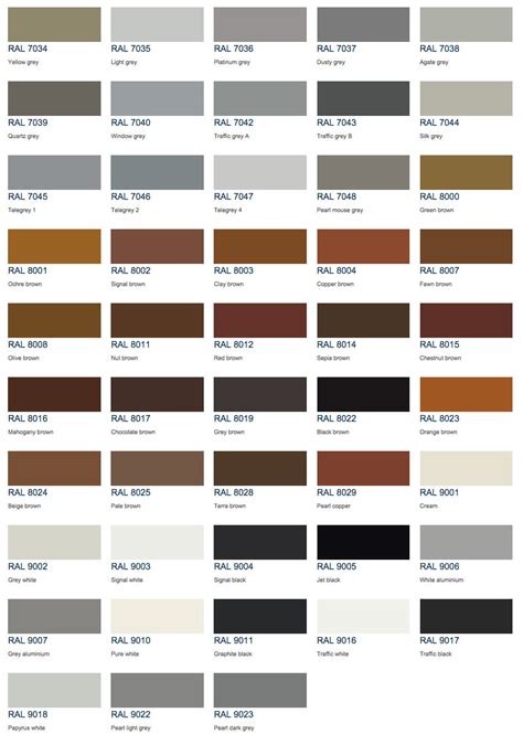 Gallery Of Ral Colour Chart Ral Color Chart Ral Colours Chart Ral Images Porn Sex Picture