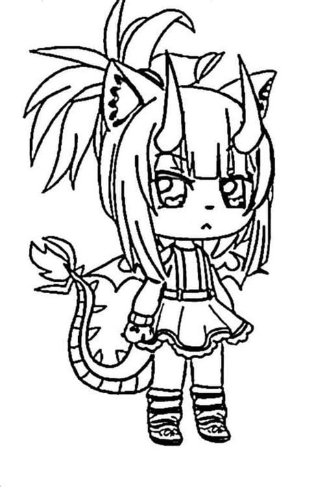 Gacha Life Demon Girl Coloring Page Download Print Or Color Online