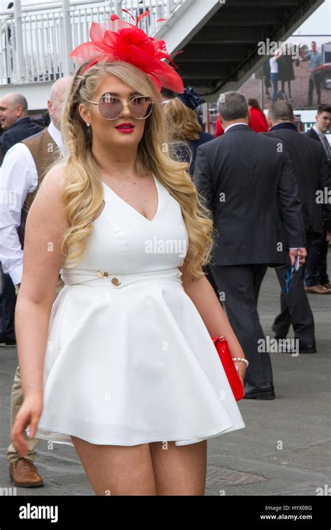 Racegoers Female Fashions High Fashion Clothing Stylish Skimpy White Dress Geek Chic Trendy