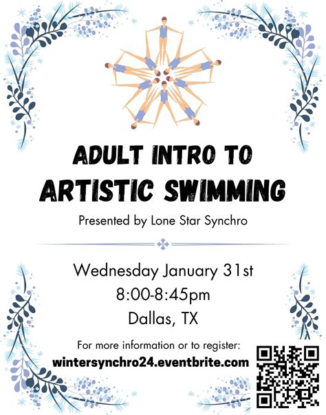 Adult Intro To Artistic Swimming Class Jan 31 Dallas Tx Patch