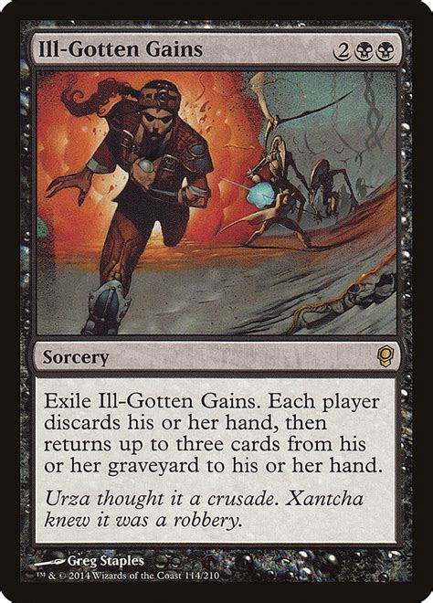 Ill Gotten Gains · Conspiracy Cns 114 · Scryfall Magic The Gathering