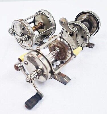 3 Early Meisselbach Montague Non Levelwind Bait Casting Reels EBay