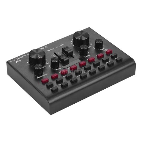 Live Streaming Sound Card Usb Audio Interface Mixer For Recording