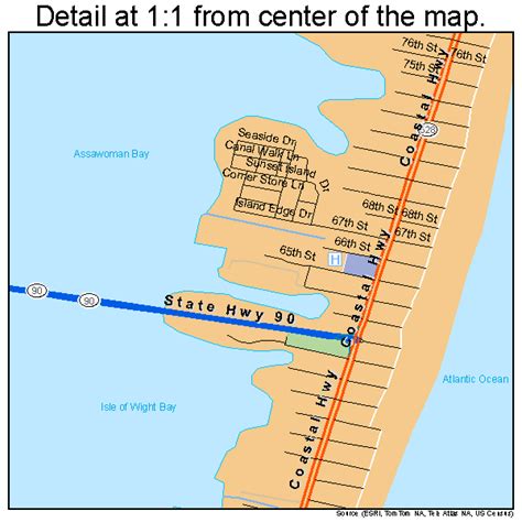 34 Map Of Ocean City Md Boardwalk Hotels Maps Database Source