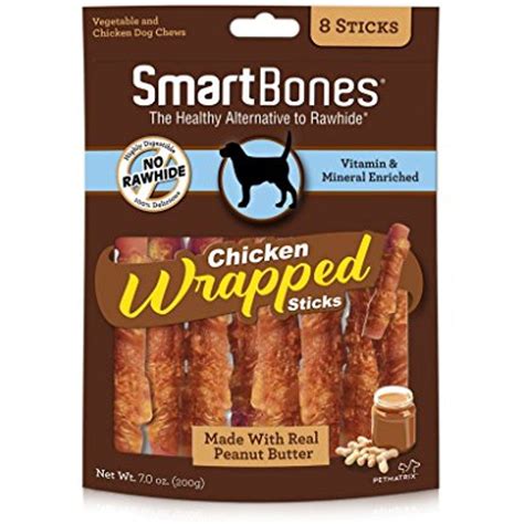 Smartbones Chicken Wrapped Sticks Treat Your Dog To A Rawhide Free