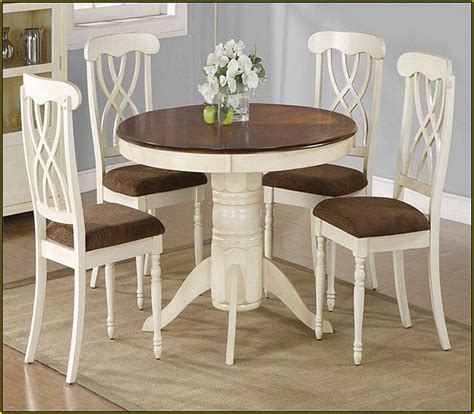 The best way to complement your neutral color wooden floor and white cabinets are by adding a touch of white and yellow to your space. shabby chic kitchen table - Google Search | Small kitchen ...