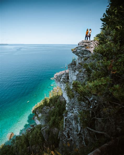 The Grotto Tobermory Lions Head Lookout Wellness Travelled