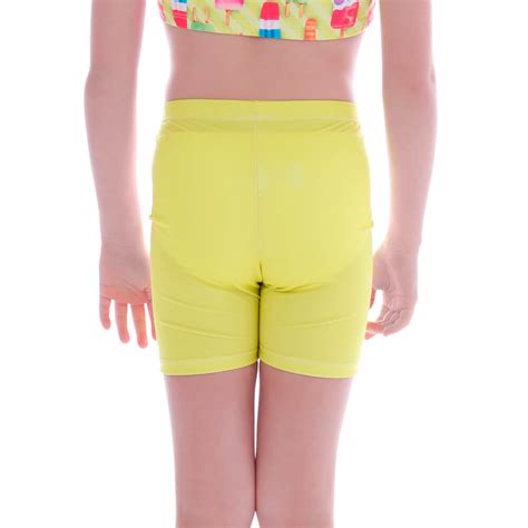 Short Infantil Legging Amarela é na Cecí Moda Praia Compre agora