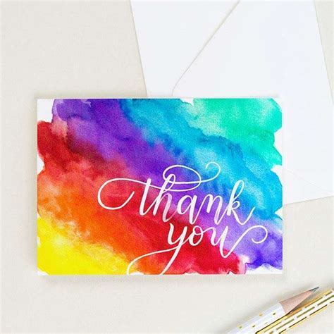 Thank You Cards Set Of 2 Paper Greeting Cards